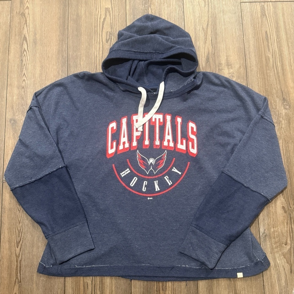 Washington Capitals Fanatics Hoodie Women’s Large NHL Hockey Pullover